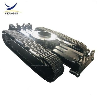 China China gold manufacturer customized mini crawler chassis rubber track undercarriage for excavators for sale