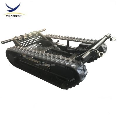China Best price mini crawler rubber track undercarriage for drilling rig excavator crusher parts from China manufacturers for sale