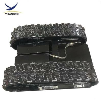 China New design rubber track chassis steel crawler undercarriage for 5-10 ton hydraulic motor crawler rotary drilling rig for sale