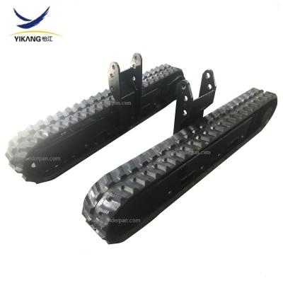 China OEM&ODM Available crawler rubber track undercarriage system 3-10 tons for hydraulic spider lift spare parts for sale