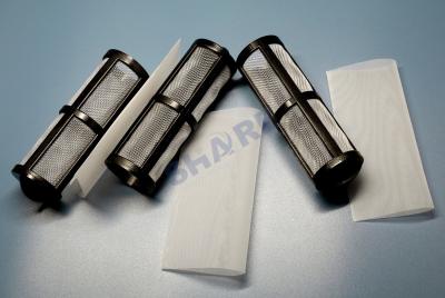 China Opening 120-1000um Polyester Filter Mesh Pieces Tubes For Vacuum Cleaner for sale