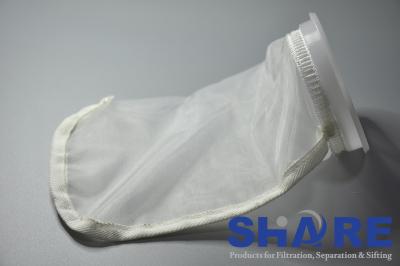 China High Dirt Holding Capacity 1 Micron Filter Fabric Liquid Filter Bags With Galvanized Steel Ring for sale