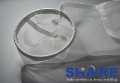 China Monofilament Liquid Filter Bags With Drawstring As Top Collar Rating From 1um To 2000um for sale