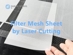 Custom Size Nylon Polyester Filter Mesh Sheet Piece by Laser Cutting
