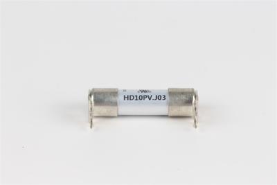 China Solder Plate Mount 10x38mm Ceramic Fuse High Voltage HD10D.J03 UL Certified for sale