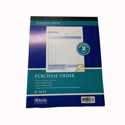 China Purchase order book White Paper Business Forms Two Parts for Your Business Growth for sale