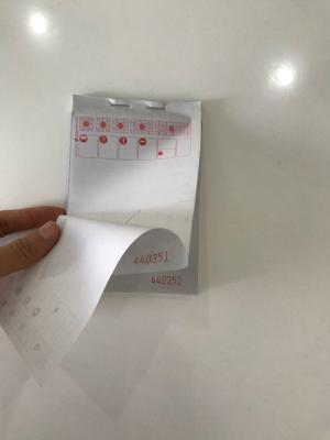 China EU Order Pad with Two Staples Black 50 Checks Per Book Available in One/Two/Three Parts for sale