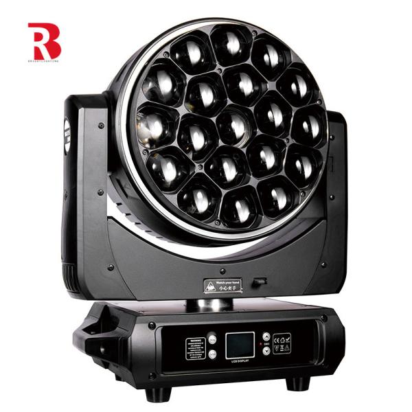 Quality DMX512 IP65 Professional Moving Head Lights Waterproof 19*40W for sale