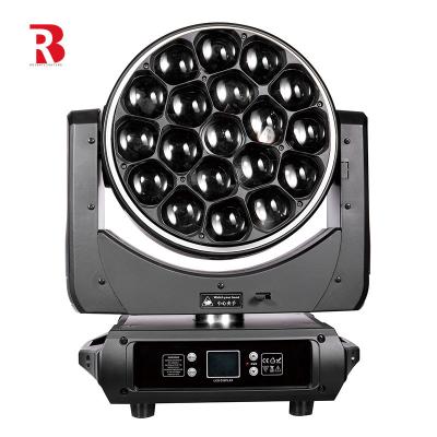 China DMX512 IP65 professionele bewegende koplampen waterdicht 19*40W Te koop