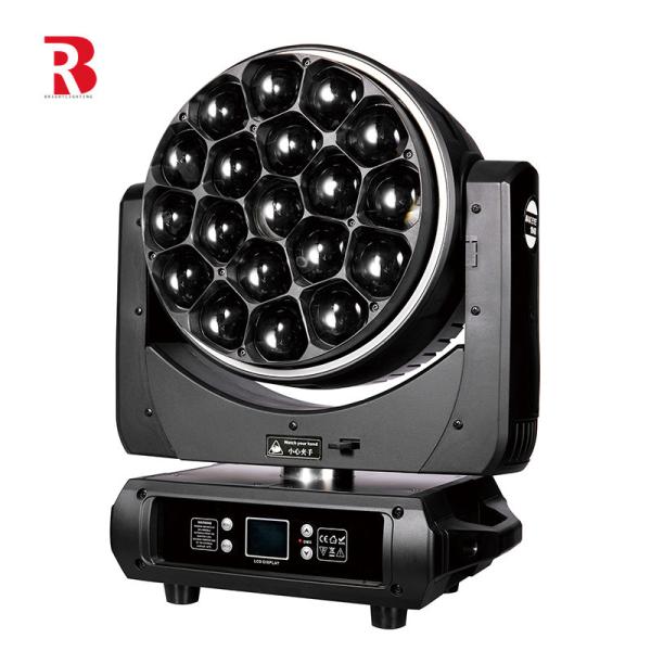 Quality 19*40W DMX IP65 LED Spot Zoom Moving Head Light 2500-10000K for sale