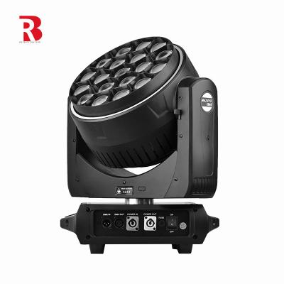 China RGBW 4in1 LED Moving Head Stage Light 19*40W Bee'S Eye With LED Ring For Party for sale