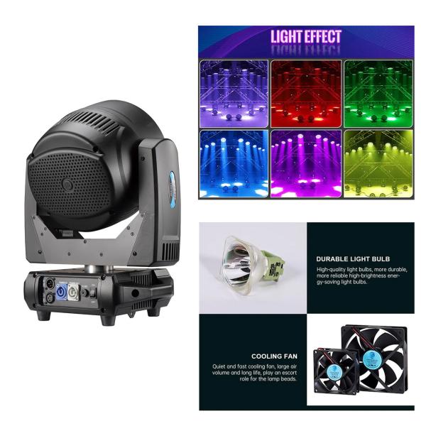 Quality 7PCS*40W 4in1 Zoom Rotate DJ LED Moving Head Light For Entertainment for sale