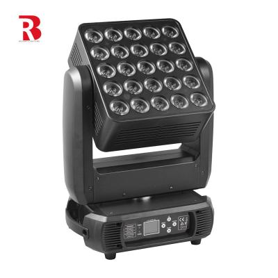 China Led Professional 5*5 Matrix Moving Head 12W CREE 4-In-1 Stage Light For Party for sale
