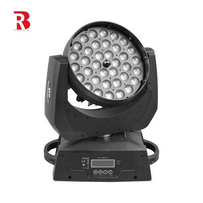 China 380 WATT LED WASH Moving Head 36*10W RGBW Stage Light For Commercial Displays for sale