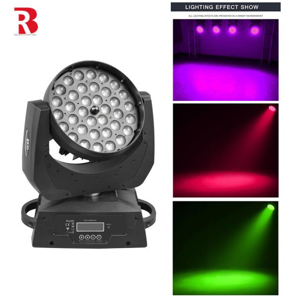 Quality 380 WATT LED WASH Moving Head 36*10W RGBW Stage Light For Commercial Displays for sale