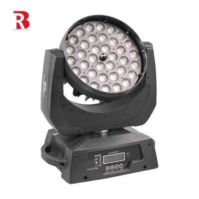 China LED Wash 36x10w Zoom Moving Head RGBW Stage Beam Light DJ Equipment for sale