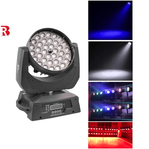 Quality LED Wash 36x10w Zoom Moving Head RGBW Stage Beam Light DJ Equipment for sale
