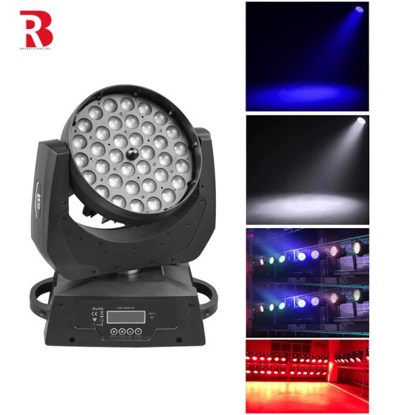 Quality IP20 LED Moving Head Beam 10w*36 RGBW Stage Light For Wedding Event for sale