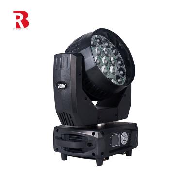 China Wash LED Zoom 19pcs 15W Sharpy Beam Moving Head Stage Light RGBW Infinite Mixture For Wedding for sale