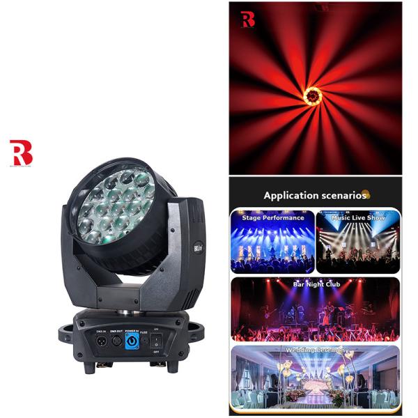 Quality 19pcs 15W RGBW 4 In 1 LED Wash Stage Lighting For Conference Venues Ballrooms for sale
