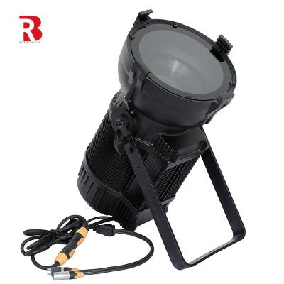 China 300w Warm White IP65 Rated RGBAL LED Fresnel With Auto Zoom Stage Studio Light for sale