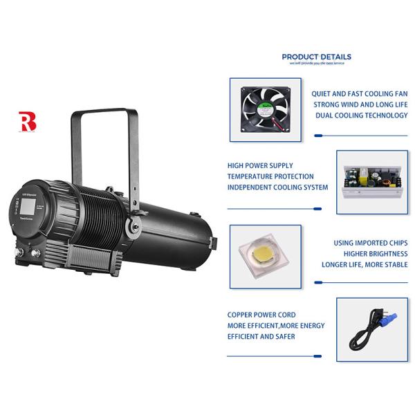 Quality 300W RGBAL 5in1 Professional Concert Lighting Mini LED Leko IP65 for sale