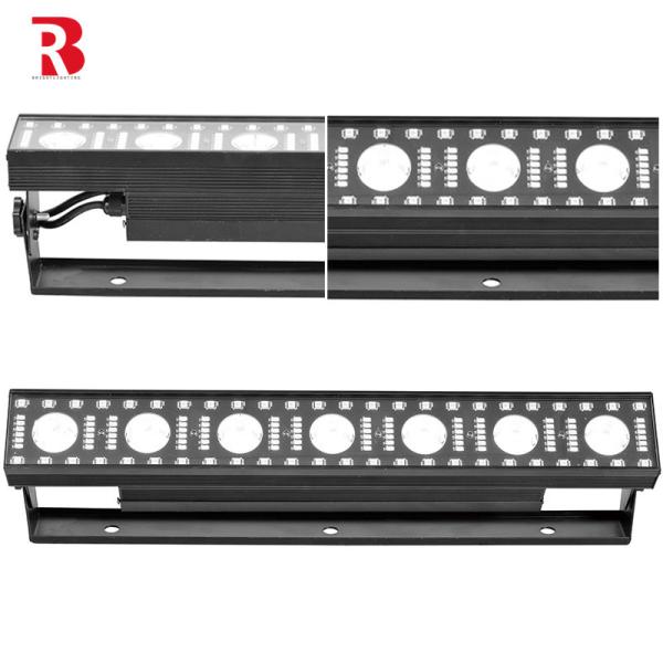 Quality DMX512 LED 63 Positive White Flash+48 SMD5050+3-In-1 Matrix Stage City Lights for sale