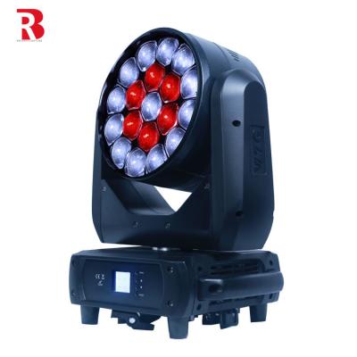 China 19*40w Beeye Outdoor Moving Head Stage Light com anel LED à venda