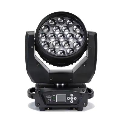 China High Brightness Wash Zoom LED 19PCS*15W Moving Head Stage Light For Entertainment for sale