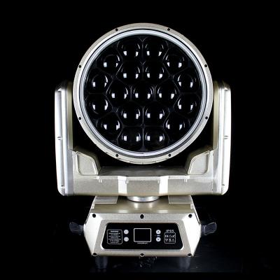 China 19×40W Silver Outdoor Beam Moving Head Stage Light  For Dynamic Lighting Effects for sale