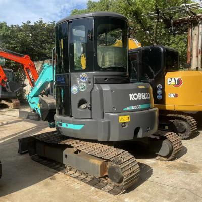 China Hydraulic SK55SR Used Kobelco Excavator 5.5Ton Tracked Digger Excavator Machinery for sale
