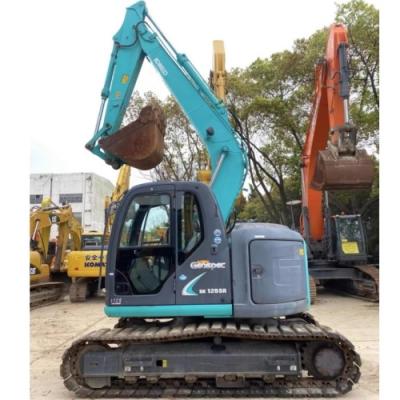 China Excavadora Kobelco de segunda mão importada do Japão Excavadora Crawler SK125 à venda