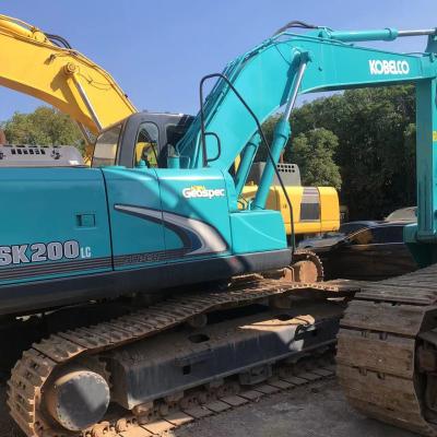 Chine Excavatrice de machines de construction utilisée Kobelco Sk200 Excavatrice à vendre