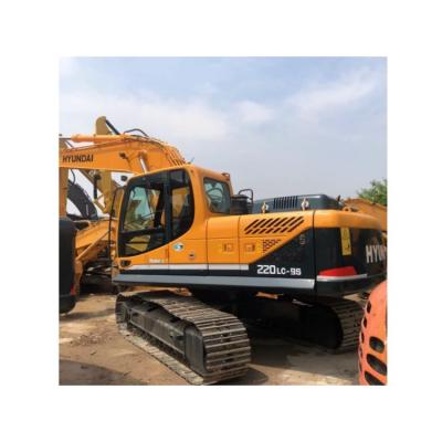 China Excavadora de maquinaria de construcción usada Hyundai 220lc-9s Excavadora de rastreo en venta