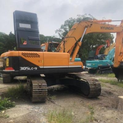 China Excavadora de máquinas de construção pesadas Hyundai 305LC-9 Excavadora usada à venda