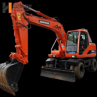 China The sale of Doosan 150-7 wheel excavator used superior performance to send shovels cost-effective for sale