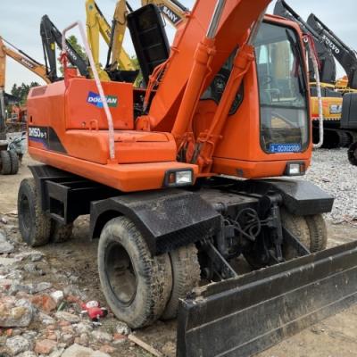 China 15t Used Wheel Excavator Doosan DH150W Used Excavator Equipment for sale
