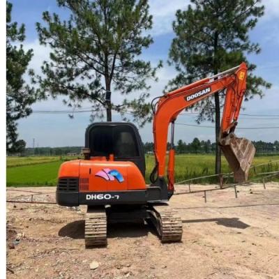 Chine Machines de construction de 6 tonnes Excavateur DH60 Machines de terrassement à vendre