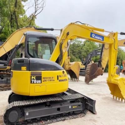 Chine Excavateur PC78US pour machines de construction d'occasion Excavateur Komatsu de 8 tonnes à vendre