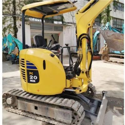 Chine PC20 Excavateur Komatsu d'occasion PC20MR Mini Excavateur Équipement lourd à vendre