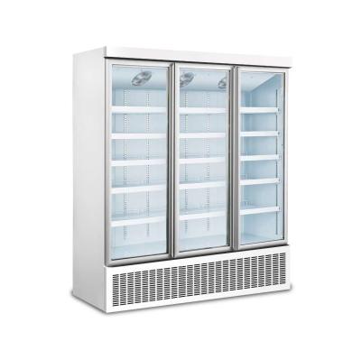 China Degele o refrigerador de vidro 893L da bebida da porta com luz do diodo emissor de luz à venda