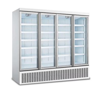 China Frozen Food 4 Door Upright Freezer 2248L Inside Condenser for sale