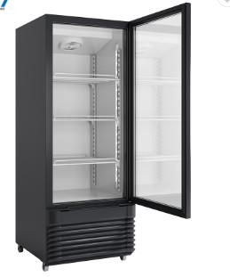 China 360L Single Glass Door Upright Display Freezer For Cold Drink for sale