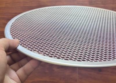 Chine l'alliage 7/12/13/15/20Inch d'aluminium épaississent le filet antiadhésif autour de la pizza Mesh Pan Baking Tray Kitchen Tool à vendre