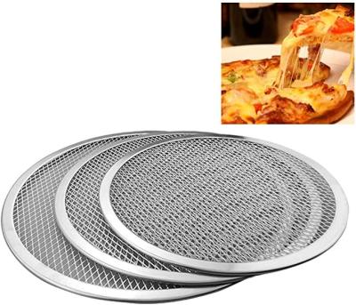China 12 Inch Aluminum Pizza Screen Sustainable Food Baking for sale