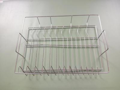 China Rust Resistant Metal Wire Storage Basket Food Organizer Fruit Laundry With Handles for sale