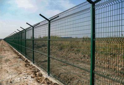 China Powder Coated Curved Metal Wire Mesh Panel 3D Fence For Sale for sale
