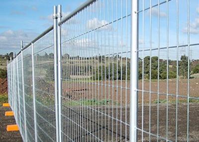 China Wire Mesh Infilled Construction Site Temporary Steel Fence Hot Dip Galvanized for sale