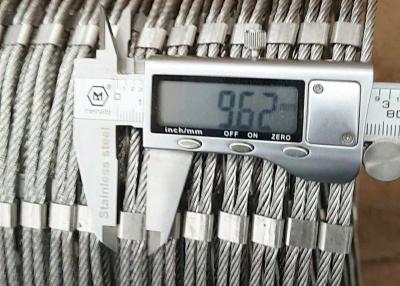 China 1.5mm Thickness SS 316 Wire Rope Fence Stainless Steel Rope Mesh For Zoo for sale
