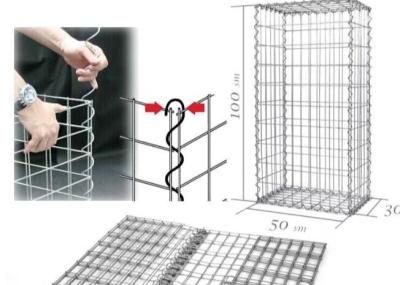 China 4.0 / 5.0 Mm Welded Gabion Box Basket For Stone Cage for sale